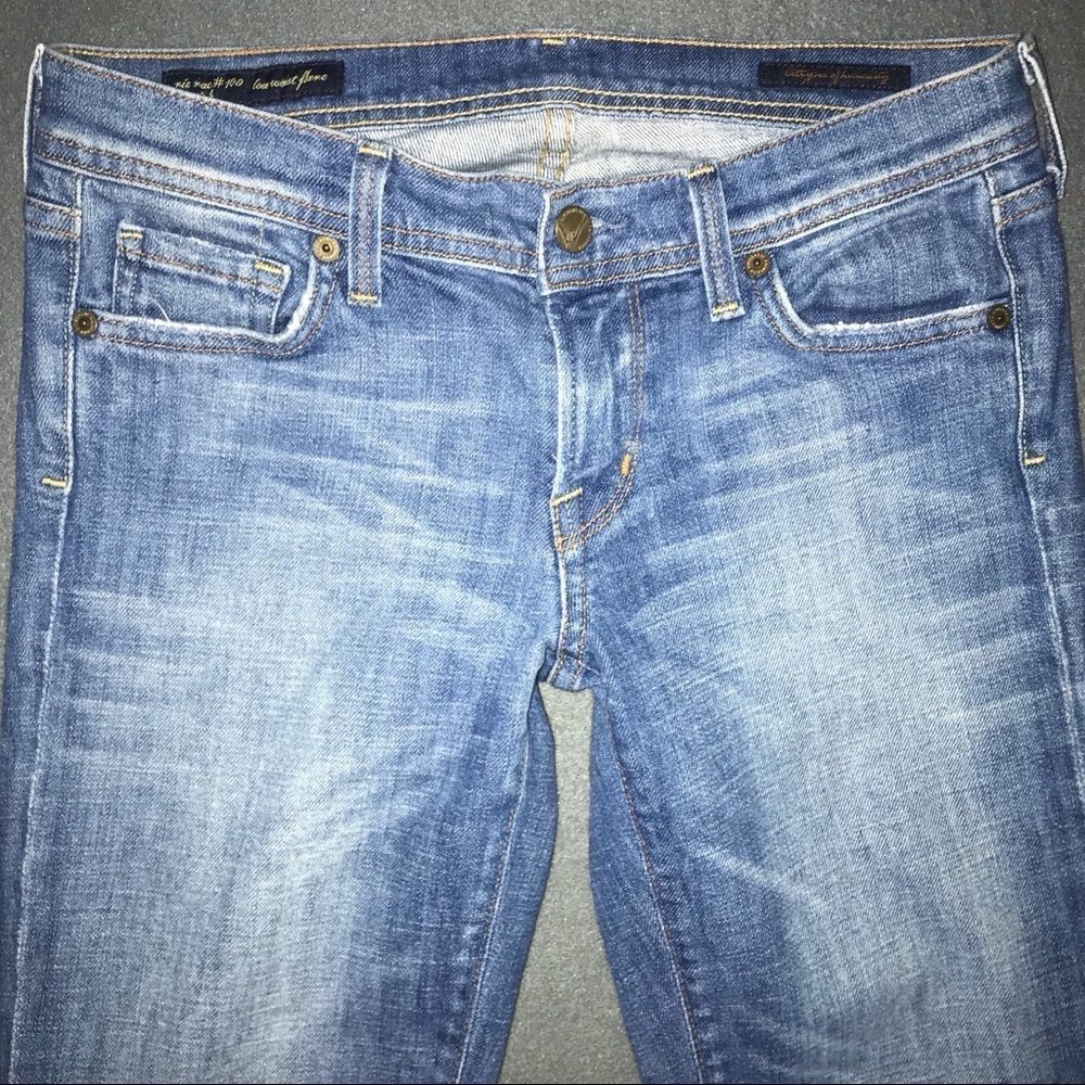 Citizens of Humanity Ric Rac Flare Blue Jeans 27 4 - Picture 3 of 9